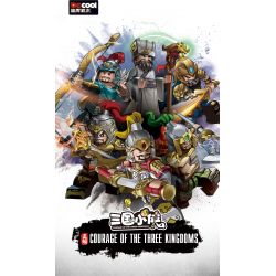 DECOOL BRICKCOOL 20348 20343 20344 20345 20346 20347 non  ANH HÙNG TAM QUỐC 6 NHÂN VẬT NHỎ bộ đồ chơi xếp lắp ráp ghép mô hình Three Kingdoms COURAGE OF THE THREE KINGDOMS Tam Quốc Diễn Nghĩa