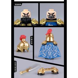 DECOOL BRICKCOOL 20348 20343 20344 20345 20346 20347 non  ANH HÙNG TAM QUỐC 6 NHÂN VẬT NHỎ bộ đồ chơi xếp lắp ráp ghép mô hình Three Kingdoms COURAGE OF THE THREE KINGDOMS Tam Quốc Diễn Nghĩa