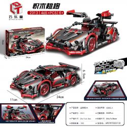 QIAO LE TONG 2313 XIANG JUN XJ-081A 081A XJ081A non  SIÊU XE bộ đồ chơi xếp lắp ráp ghép mô hình Mini Racing Pacemaker Đua Xe Mini 465 khối