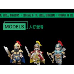 DECOOL BRICKCOOL 20348 20343 20344 20345 20346 20347 non  ANH HÙNG TAM QUỐC 6 NHÂN VẬT NHỎ bộ đồ chơi xếp lắp ráp ghép mô hình Three Kingdoms COURAGE OF THE THREE KINGDOMS Tam Quốc Diễn Nghĩa