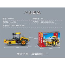 SEMBO 712021 non  CON LĂN LÁT NỀN SSR200AC-8H bộ đồ chơi xếp lắp ráp ghép mô hình Lung Tung Thuộc Nhiều Thể Loại 423 khối