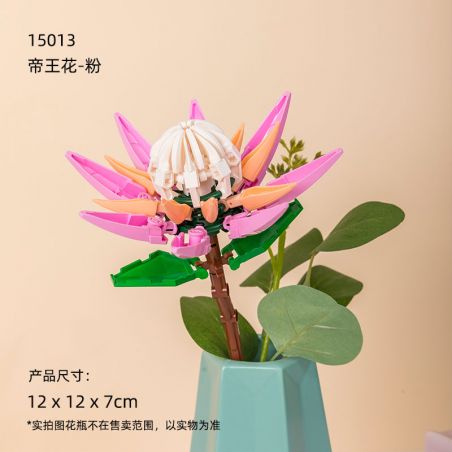 PANTASY 15013 15014 non  HOA ĐẠI ĐẾ HỒNG ĐỎ bộ đồ chơi xếp lắp ráp ghép mô hình