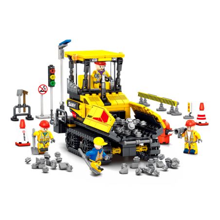 SEMBO 712020 non  MÁY LÁT NỀN SSP130C-8 bộ đồ chơi xếp lắp ráp ghép mô hình Lung Tung Thuộc Nhiều Thể Loại 534 khối