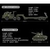 OXFORD BM35218 35218 non  RƠ MOÓC HẠNG NẶNG RỒNG bộ đồ chơi xếp lắp ráp ghép mô hình Military Army DRAGON WAGON U.S. TANK TRANSPORTER Quân Sự Bộ Đội 1071 khối