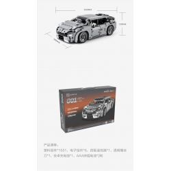 UBTECH JRKL215 non  KRYPTON CỰC CHẤT 001 bộ đồ chơi xếp lắp ráp ghép mô hình  ZEEKR 001 Kỹ Thuật Công Nghệ Cao Mô Hình Phương Tiện 1596 khối