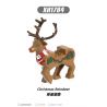XINH 1784 1785 non  TUẦN LỘC GIÁNG SINH bộ đồ chơi xếp lắp ráp ghép mô hình Christmas CHRISTMAS REINDEER