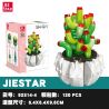JIESTAR 92314 non  BONSAI 6 LOẠI THÀNH PHỐ KHÔNG ĐÊM QUÁN THẾ ÂM SEN ĐỎ NON HOA LÁ ???NG TRĂNG LUPIN LỤC BÌNH bộ đồ chơi xếp lắp ráp ghép mô hình Flowers