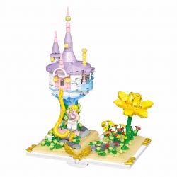 WELEMAGINATION 2132 non  LÂU ĐÀI HOA bộ đồ chơi xếp lắp ráp ghép mô hình FAIRY TALE STORY 610 khối