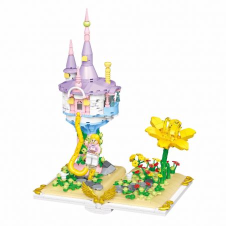 WELEMAGINATION 2132 non  LÂU ĐÀI HOA bộ đồ chơi xếp lắp ráp ghép mô hình FAIRY TALE STORY 610 khối