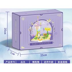 WELEMAGINATION 2132 non  LÂU ĐÀI HOA bộ đồ chơi xếp lắp ráp ghép mô hình FAIRY TALE STORY 610 khối