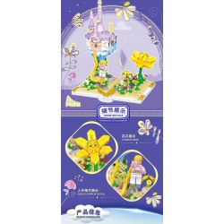 WELEMAGINATION 2132 non  LÂU ĐÀI HOA bộ đồ chơi xếp lắp ráp ghép mô hình FAIRY TALE STORY 610 khối