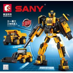 SEMBO 712015 non  3 ROBOT KỸ THUẬT BIẾN ĐỔI bộ đồ chơi xếp lắp ráp ghép mô hình Lung Tung Thuộc Nhiều Thể Loại 266 khối