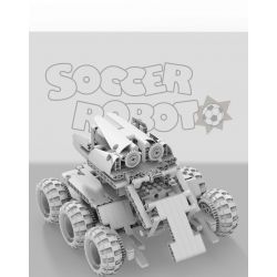 UBTECH JRKL115 non  GENIUS BÓNG ĐÁ XE 6 VÒNG ROBOT THÔNG MINH bộ đồ chơi xếp lắp ráp ghép mô hình Racers SOCCER ROBOT Đua Tốc Độ 340 khối