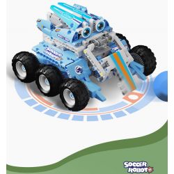 UBTECH JRKL115 non  GENIUS BÓNG ĐÁ XE 6 VÒNG ROBOT THÔNG MINH bộ đồ chơi xếp lắp ráp ghép mô hình Racers SOCCER ROBOT Đua Tốc Độ 340 khối