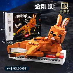 QIZHILE 90035 non  KINH KONG bộ đồ chơi xếp lắp ráp ghép mô hình Moon Man Người Đàn Ông Trên Mặt Trăng