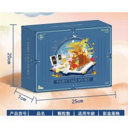 WELEMAGINATION 2132 non  XỨ SỞ THẦN TIÊN TƯỞNG TƯỢNG bộ đồ chơi xếp lắp ráp ghép mô hình FAIRY TALE STORY 614 khối