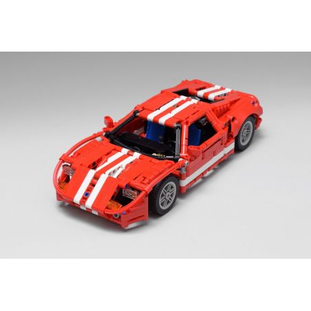 REBRICKABLE MOC-42772 42772 MOC42772 non  FORD GT 1:16 tỷ lệ 1:16 bộ đồ chơi xếp lắp ráp ghép mô hình  2005 FORD GT Kỹ Thuật Công Nghệ Cao Mô Hình Phương Tiện 852 khối