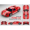 REBRICKABLE MOC-42772 42772 MOC42772 non  FORD GT 1:16 tỷ lệ 1:16 bộ đồ chơi xếp lắp ráp ghép mô hình  2005 FORD GT Kỹ Thuật Công Nghệ Cao Mô Hình Phương Tiện 852 khối