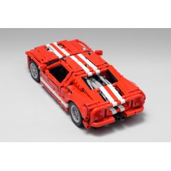 REBRICKABLE MOC-42772 42772 MOC42772 non  FORD GT 1:16 tỷ lệ 1:16 bộ đồ chơi xếp lắp ráp ghép mô hình  2005 FORD GT Kỹ Thuật Công Nghệ Cao Mô Hình Phương Tiện 852 khối