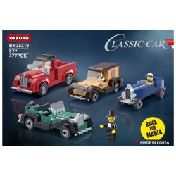 OXFORD BM35219 35219 non  XE CỔ ĐIỂN bộ đồ chơi xếp lắp ráp ghép mô hình City CLASSIC CAR Thành Phố 477 khối
