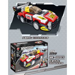 BRUCO BLK-016 non  XE ĐƯA ĐÓN MECH TRANSFORM AUTOBOT bộ đồ chơi xếp lắp ráp ghép mô hình Speed Champions Racing Cars Đua Xe Công Thức 810 khối