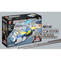 BRUCO BLK-016 non  XE ĐƯA ĐÓN MECH TRANSFORM AUTOBOT bộ đồ chơi xếp lắp ráp ghép mô hình Speed Champions Racing Cars Đua Xe Công Thức 810 khối