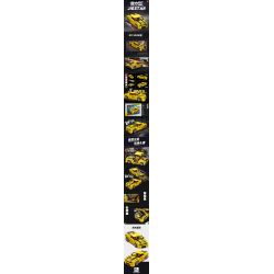 JIESTAR 92009 non  KOMAI LUO RS BACK bộ đồ chơi xếp lắp ráp ghép mô hình Racers CAMARO RS Đua Tốc Độ 448 khối