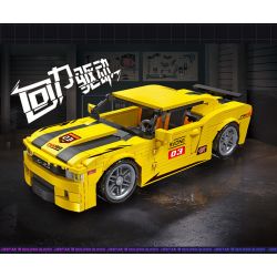 JIESTAR 92009 non  KOMAI LUO RS BACK bộ đồ chơi xếp lắp ráp ghép mô hình Racers CAMARO RS Đua Tốc Độ 448 khối