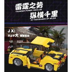 JIESTAR 92009 non  KOMAI LUO RS BACK bộ đồ chơi xếp lắp ráp ghép mô hình Racers CAMARO RS Đua Tốc Độ 448 khối