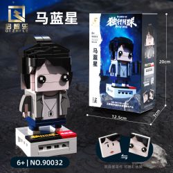 QIZHILE 90032 non  MÃ LAN HƯNG bộ đồ chơi xếp lắp ráp ghép mô hình Moon Man Người Đàn Ông Trên Mặt Trăng