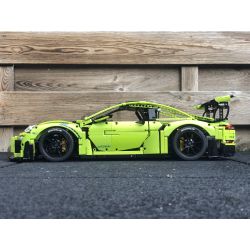 REBRICKABLE MOC-59398 59398 MOC59398 non  PORSCHE 911 GT2RS tỷ lệ 1:8 bộ đồ chơi xếp lắp ráp ghép mô hình 2883 khối