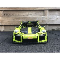 REBRICKABLE MOC-59398 59398 MOC59398 non  PORSCHE 911 GT2RS tỷ lệ 1:8 bộ đồ chơi xếp lắp ráp ghép mô hình 2883 khối