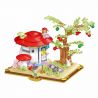 WELEMAGINATION 2131 non  NHÀ NẤM LẠ bộ đồ chơi xếp lắp ráp ghép mô hình FAIRY TALE STORY 638 khối
