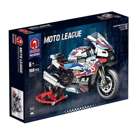 JUHANG TECHNOLOGY 82005 XIANGJUN XJ-382A 382A XJ382A non  MÔ TÔ BMW 1000RR bộ đồ chơi xếp lắp ráp ghép mô hình  Kỹ Thuật Công Nghệ Cao Mô Hình Phương Tiện 988 khối