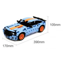 XIAOMI MITU MI ONEBOT OBJBY61AIQI 61AIQI non  SIÊU XE BUYUN 1:16 MOON SHADOW BLUE FROST FEATHER WHITE tỷ lệ 1:16 bộ đồ chơi xếp lắp ráp ghép mô hình  Kỹ Thuật Công Nghệ Cao Mô Hình Phương Tiện 500 khối