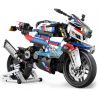 JUHANG TECHNOLOGY 82005 XIANGJUN XJ-382A 382A XJ382A non  MÔ TÔ BMW 1000RR bộ đồ chơi xếp lắp ráp ghép mô hình  Kỹ Thuật Công Nghệ Cao Mô Hình Phương Tiện 988 khối