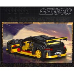 JIESTAR 92000 non  PORSCHE 911 GT3. bộ đồ chơi xếp lắp ráp ghép mô hình Racers Đua Tốc Độ 1030 khối