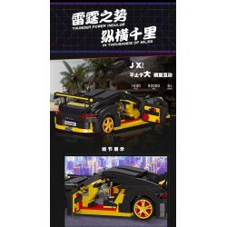 JIESTAR 92000 non  PORSCHE 911 GT3. bộ đồ chơi xếp lắp ráp ghép mô hình Racers Đua Tốc Độ 1030 khối