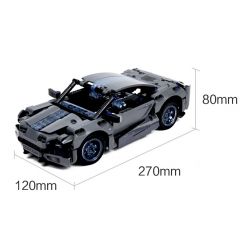 XIAOMI MITU MI ONEBOT OBJZF62AIQI 62AIQI non  SIÊU XE ĐUỔI THEO CHIỀU GIÓ 1:16 BARBIE HỒNG XÁM KHÔNG GIAN tỷ lệ 1:16 bộ đồ chơi xếp lắp ráp ghép mô hình  Kỹ Thuật Công Nghệ Cao Mô Hình Phương Tiện 500 khối