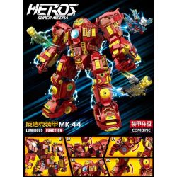 FROG BABY OBM 99956 non  ÁO GIÁP HULK MK44 bộ đồ chơi xếp lắp ráp ghép mô hình Marvel Super Heroes HEROS SUPER MECHA Siêu Anh Hùng Marvel 939 khối