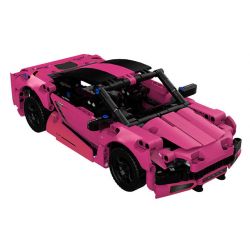 XIAOMI MITU MI ONEBOT OBJZF62AIQI 62AIQI non  SIÊU XE ĐUỔI THEO CHIỀU GIÓ 1:16 BARBIE HỒNG XÁM KHÔNG GIAN tỷ lệ 1:16 bộ đồ chơi xếp lắp ráp ghép mô hình  Kỹ Thuật Công Nghệ Cao Mô Hình Phương Tiện 500 khối