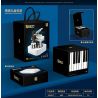 QuanGuan 100217 Quan Guan 100217 non  HỘP NHẠC PIANO BLUETOOTH bộ đồ chơi xếp lắp ráp ghép mô hình Music Box STAR SOUND BOX Hộp Nhạc Xoay Tròn 485 khối