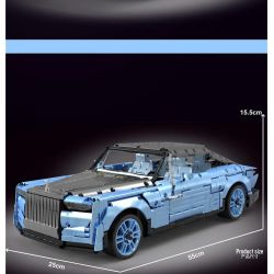TA GAOLE T5018 5018 non  ROLLS-ROYCE BÓNG NỔI 1:10 tỷ lệ 1:10 bộ đồ chơi xếp lắp ráp ghép mô hình  ROLLS-ROYCE BOAT TAIL Kỹ Thuật Công Nghệ Cao Mô Hình Phương Tiện 2903 khối