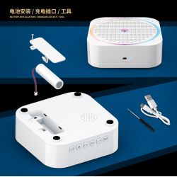 QuanGuan 100217 Quan Guan 100217 non  HỘP NHẠC PIANO BLUETOOTH bộ đồ chơi xếp lắp ráp ghép mô hình Music Box STAR SOUND BOX Hộp Nhạc Xoay Tròn 485 khối