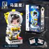 QIZHILE 90029 non  BỘ ĐỒ VŨ TRỤ MA LANXING bộ đồ chơi xếp lắp ráp ghép mô hình Moon Man Người Đàn Ông Trên Mặt Trăng