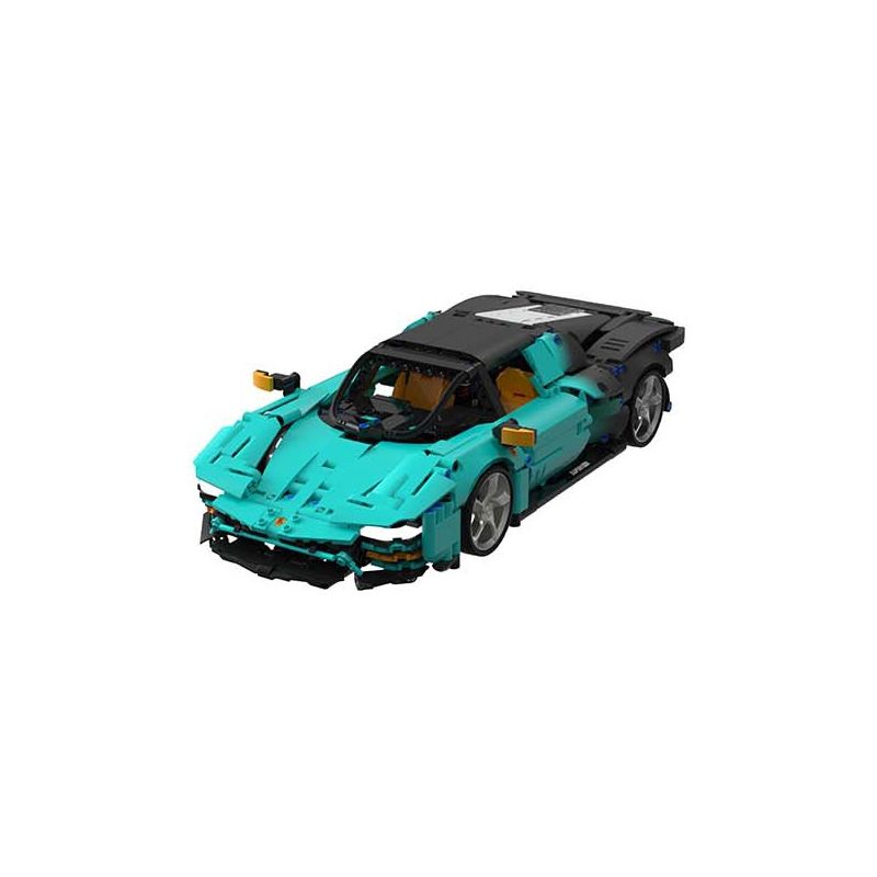 TAKUKI T1001 1001 non  CỰC QUANG FL tỷ lệ 1:14 bộ đồ chơi xếp lắp ráp ghép mô hình BLOCK RACING 1589 khối