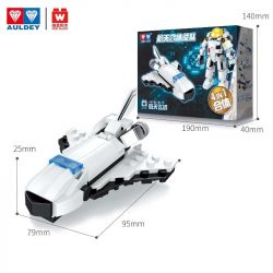 WISE BLOCK HA390104 390104 non  TỔ HỢP SPACE FUSION TEAM 4 bộ đồ chơi xếp lắp ráp ghép mô hình Creator Sáng Tạo 342 khối