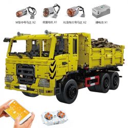 MouldKing 17012 Mould King 17012 non  XE BEN BA CHIỀU bộ đồ chơi xếp lắp ráp ghép mô hình  THREE WAY DUMP TRUCK Kỹ Thuật Công Nghệ Cao Mô Hình Phương Tiện 3206 khối