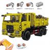 MouldKing 17012 Mould King 17012 non  XE BEN BA CHIỀU bộ đồ chơi xếp lắp ráp ghép mô hình  THREE WAY DUMP TRUCK Kỹ Thuật Công Nghệ Cao Mô Hình Phương Tiện 3206 khối