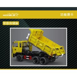 MouldKing 17012 Mould King 17012 non  XE BEN BA CHIỀU bộ đồ chơi xếp lắp ráp ghép mô hình  THREE WAY DUMP TRUCK Kỹ Thuật Công Nghệ Cao Mô Hình Phương Tiện 3206 khối